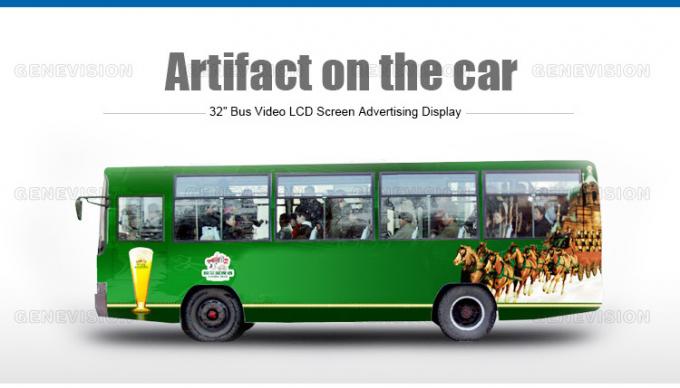 η στέγη 19 ίντσας τοποθετεί αρρενωπή WIFI 4G λεωφορείων την ψηφιακή οθόνη διαφήμισης λεωφορείων ΠΣΤ LCD συστημάτων σηματοδότησης