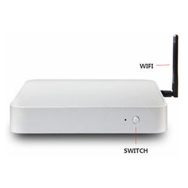 Μίνι πυρήνας I3 κιβωτίων PC που διαφημίζει το άσπρο χρώμα δικτύων Wifi κιβωτίων 4k Media Player