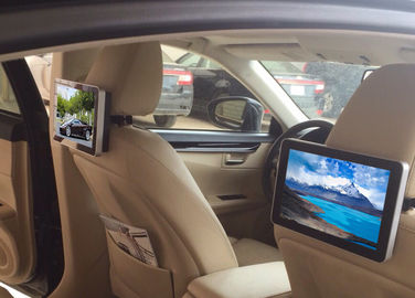 Ψηφιακό σύστημα σηματοδότησης ταξί πυρήνων 10,1 ίντσας HD διπλό, Headrest αυτοκινήτων ψηφιακές οθόνες διαφήμισης