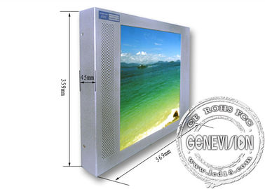 ο τοίχος 15 ίντσας τοποθετεί την επίδειξη LCD, λόγος διάστασης 4:3 LCD που διαφημίζει τη TV