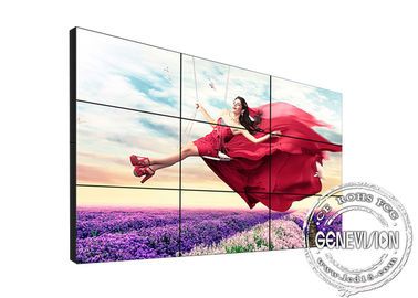 55» στενό Bezel δημιουργεί τον εσωτερικό LCD τηλεοπτικό τοίχο HD διαφημιστικός τον ψηφιακό ελεγκτή συστημάτων σηματοδότησης