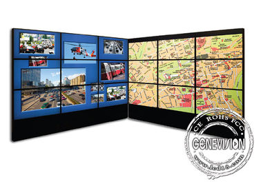 Πολλαπλάσιος στενός Bezel ψηφιακός τηλεοπτικός τοίχος συστημάτων σηματοδότησης, τοποθετημένο τοίχος σύστημα σηματοδότησης 55 ίντσας