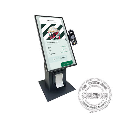 Καταστήματα Mercedes Τύπος παραγγελίας Desktop Touch Screen Kiosk με υπηρεσία πληρωμών