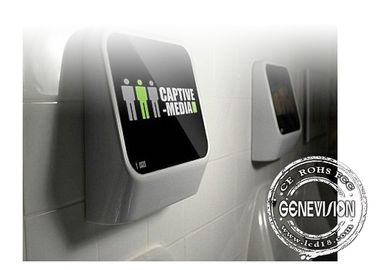 Ο τοίχος WC τοποθετεί το χώρο ανάπαυσης οργάνων ελέγχου οθόνης αφής διαφημιστικός, ψηφιακό σύστημα σηματοδότησης μέσων τουαλετών