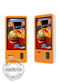 Εστιατόριο περίπτερο 3G 4G 5G αυτοεξυπηρετήσεων 32 ίντσας/μηχανή πληρωμής καταστημάτων LCD τροφίμων