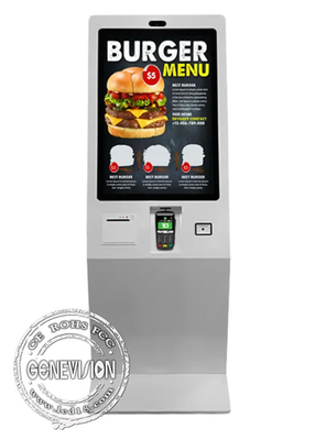 27 ιντσών Self Service Payment Kiosk Cash Coin Loader Dispenser Windows Χωρητική οθόνη αφής