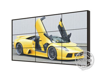 HD ψηφιακές επιτροπές τοίχων συστημάτων σηματοδότησης τηλεοπτικές, στενός τηλεοπτικός τοίχος 3*3 ακρών LCD ή 4*4 46 ίντσα 1.8mm inch~55
