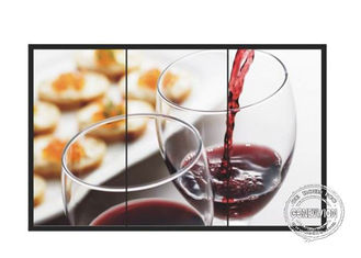 HD έξοχο ευρύ LCD ψηφιακό Bezel τοίχων συστημάτων σηματοδότησης τηλεοπτικό στενό εξαιρετικά για τους δημόσιους χώρους