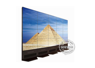 Ο έξοχος ευρύς τηλεοπτικός τοίχος συστημάτων σηματοδότησης TV ψηφιακός/στένεψε Bezel LCD 46 ίντσα 65inch 1.6mm