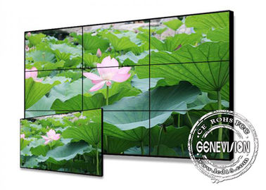 τηλεοπτικός τοίχος 450cd/m2 8mm συστημάτων σηματοδότησης 49 ίντσας ψηφιακός στενός bezel τηλεοπτικός τοίχος
