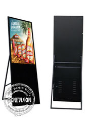 43 φορητό LCD περίπτερων διαφήμισης λεωφόρων αγορών ίντσας λεπτό ράπισμα Floorstanding επιδείξεων