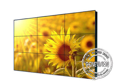 55inch η υπέρυθρη οθόνη επαφής επιτροπής της Samsung ΕΚΑΝΕ τον τηλεοπτικό τοίχο, υψηλό Brgithness 3.5mm Bezel μεγάλη στάση τοίχων οθόνης