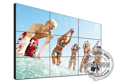Ο τοίχος διασκέψεων τοποθετεί την επίπεδη TV 4K οθόνης 46 επίδειξη διαφήμισης Hd 3*3 LCD ίντσας