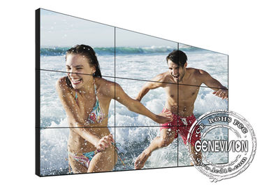 Ο τοίχος διασκέψεων τοποθετεί την επίπεδη TV 4K οθόνης 46 επίδειξη διαφήμισης Hd 3*3 LCD ίντσας