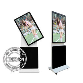 Ψηφιακό τοτέμ συστημάτων σηματοδότησης περίπτερων οθόνης αφής περιστροφής LCD, διαφημιστικός φορέας οθόνης αφής 65 ίντσας