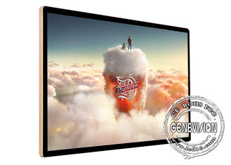 65» ο τοίχος τοποθετεί την επίδειξη 1920*1080P 500 LCD διαλογικές ψηφιακές οθόνες διαφήμισης ψειρών