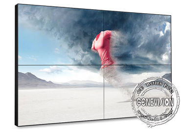 Ο τοίχος τοποθετεί εσωτερική LCD 55» 3X3 την υψηλή φωτεινότητας ψηφιακή επίδειξη τοίχων συστημάτων σηματοδότησης τηλεοπτική