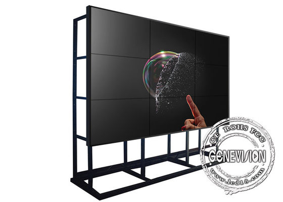 Ελεύθερος συνδυασμός 49 τηλεοπτικός τοίχος ίντσας LCD με στενό Bezel 3.5mm 1.7mm