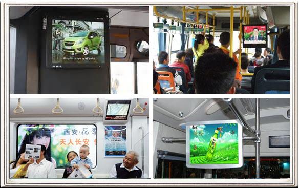 15» 4:3 λεωφορείων ψηφιακή συσκευή αναπαραγωγής πολυμέσων επιδείξεων USB συστημάτων σηματοδότησης διαφημιστική