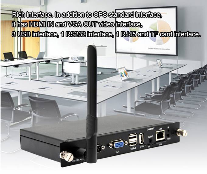 Κιβώτιο RK3288 2K 4K HD Media Player με τη σύνδεση δικτύων του τοπικού LAN WiFi