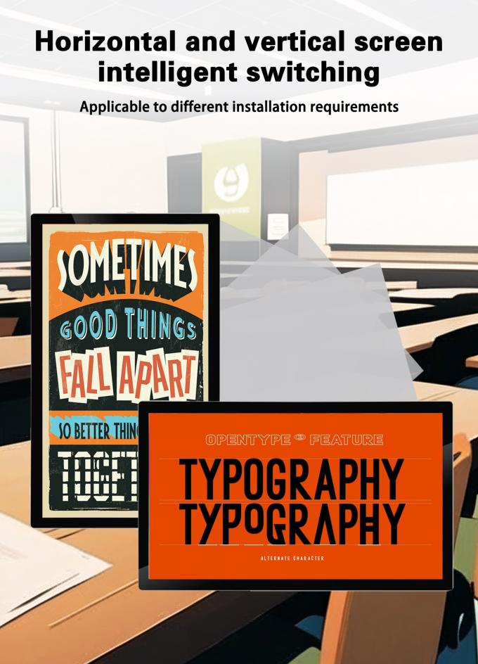 Επιδαπέδιος Ανελκυστήρας Android 21.5" 32" 18.5" Έξυπνος Video Player με Λογισμικό Τηλεχειριστηρίου 4