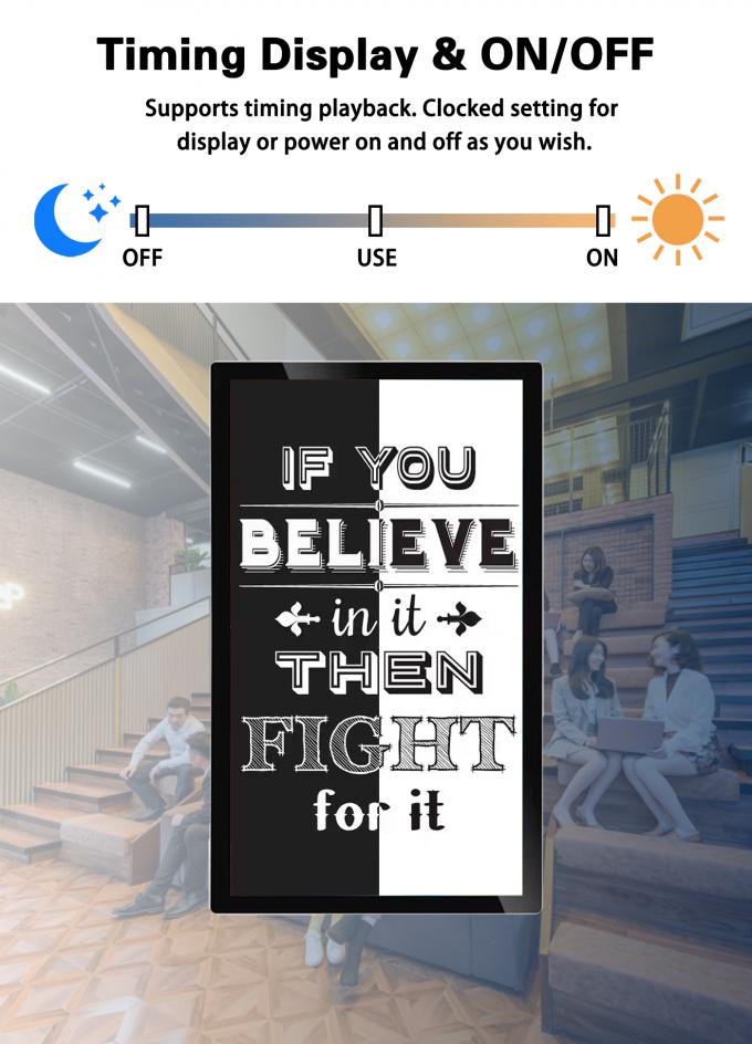 Επιδαπέδιος Ανελκυστήρας Android 21.5" 32" 18.5" Έξυπνος Video Player με Λογισμικό Τηλεχειριστηρίου 5