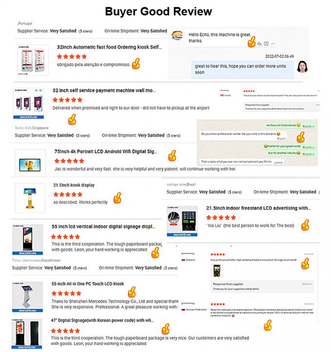 21.5" All-in-One Self-Service Touch Screen Kiosk για Νοσοκομεία Τράπεζες Χρηματοοικονομικά Με Αυτοματοποιημένο Σύστημα Πληροφοριών Ακολούθησης & Ερώτησης 1