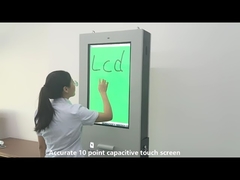 32 ιντσών εξωτερική οθόνη αφής κιόσκος αυτοεξυπηρέτησης με εκτυπωτή αποδείξεων και σαρωτή QR κώδικα