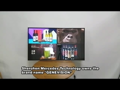 Δεξιά γωνία 43inch τοίχος και οροφή Mount εστιατόριο Android Wifi ψηφιακή σήμανση πίνακα μενού