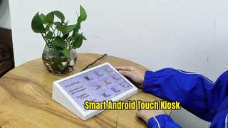 10,1 ιντσών ABS Shell Desktop Service Σχόλια Android PCAP Touch Screen Kiosk