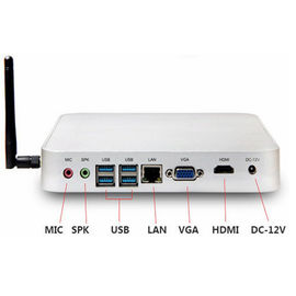 Μίνι πυρήνας I3 κιβωτίων PC που διαφημίζει το άσπρο χρώμα δικτύων Wifi κιβωτίων 4k Media Player