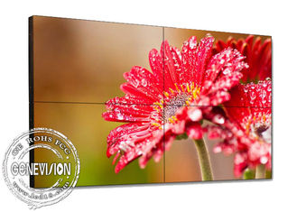 Εξαιρετικά στενό Bezel 55» ψηφιακός τηλεοπτικός τοίχος 1080P HD 3.5mm συστημάτων σηματοδότησης φωτεινότητα 500