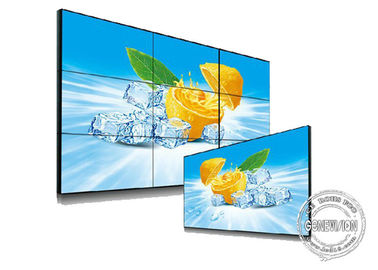 Συνδετικός στενό bezel 5.5mm άνευ ραφής πάτωμα που στέκεται την ψηφιακή υψηλή φωτεινότητα επίδειξης συστημάτων σηματοδότησης LCD