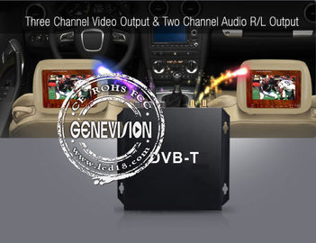 HD DVB - ψηφιακός δέκτης TV αυτοκινήτων Τ με την ενεργό ενισχυμένη κεραία 2 δεκτών Dibcom