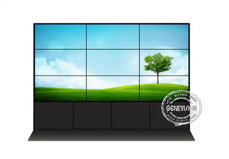 HD ψηφιακές επιτροπές τοίχων συστημάτων σηματοδότησης τηλεοπτικές, στενός τηλεοπτικός τοίχος 3*3 ακρών LCD ή 4*4 46 ίντσα 1.8mm inch~55