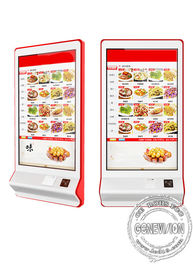 32inch αυτόματο περίπτερο πληρωμής οθόνης αφής αυτοεξυπηρετήσεων μηχανών διαταγής για το εστιατόριο γρήγορου φαγητού με τον αναγνώστη καρτών