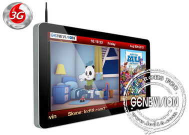 22 ψηφιακό σύστημα σηματοδότησης Wifi ίντσας, οθόνη διαφήμισης δικτύων LCD