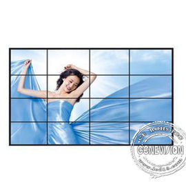 Διαλογικός τηλεοπτικός τοίχος 55 ίντσας LCD με Bezel 3.5MM ψηφιακές επιδείξεις συστημάτων σηματοδότησης για τη λεωφόρο αγορών