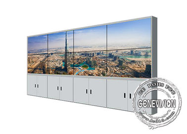 στενό Bezel τοίχων 55inch 4K UHD τηλεοπτικό που συνδέει το γραφείο στάσεων πατωμάτων επίδειξης 2*4 οθόνης LCD