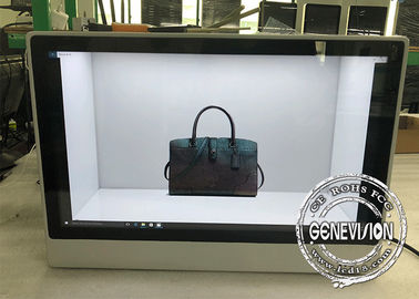 Διαλογική διαφανής LCD προθήκη οθόνης αφής 21,5 ίντσα με τα παράθυρα/WIFI
