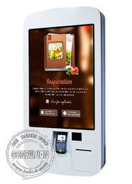 Αρρενωπό ψηφιακό σύστημα σηματοδότησης εστιατορίων WIFI Mountable τρόφιμα τοίχων 32 ίντσας που διατάζουν τη μηχανή