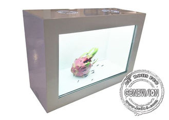 HD 32 διαφημιστικός φορέας προθηκών ίντσας διαφανής LCD για το κατάστημα υφασμάτων/τη λεωφόρο αγορών