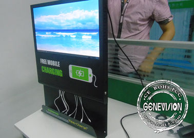 Ο έξοχος λεπτός τοίχος Diy τοποθετεί την οθόνη LCD διαφημιστικός» περίπτερο σταθμών τηλεφωνικής 21,5 χρέωσης