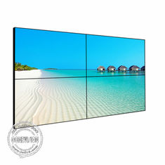 Πλήρης άνευ ραφής τηλεοπτικός τοίχος συστημάτων σηματοδότησης HD LCD ψηφιακός λεπτό Bezel 55 ίντσας εξαιρετικά με το υποστήριγμα