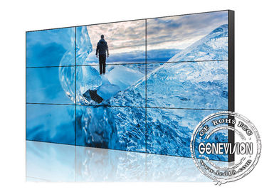 Τηλεοπτικός τοίχος συστημάτων σηματοδότησης LG άνευ ραφής ψηφιακός 65 ίντσα με τον ελεγκτή 4k 4X4 3X3 στάσεων