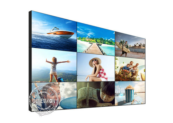 500cd/m2 4x4 55» τηλεοπτικός τοίχος LCD με τη στάση πατωμάτων