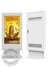 75 Inch Sunlight Readable Outdoor Digital Signage Kiosk With WiFi 4G
