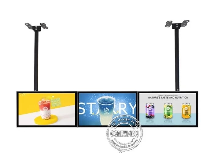 32 Ψηφιακές πινακίδες μενού LCD 55 ιντσών Βάση οροφής ή ανάρτηση για οθόνη