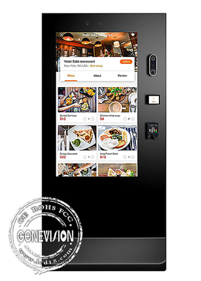 POS τελικό Google Doorbell ενσωματωμένο 55 ίντσας αφής περίπτερο πληρωμής οθόνης υπαίθριο με τον ανιχνευτή κώδικα QR