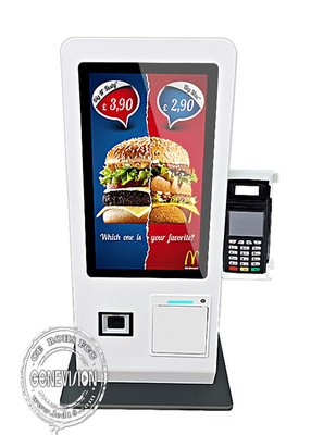Desktop POS 15,6 ιντσών Self Service Screen Touch Kiosk με εκτυπωτή